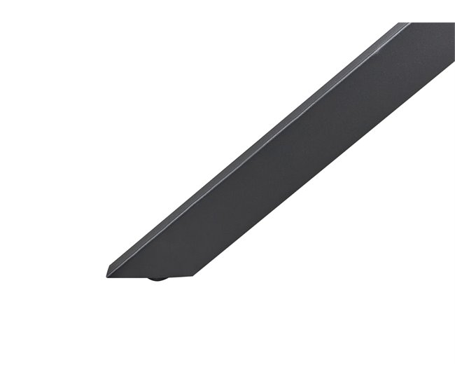 Beliani Mesa de comedor extensible FRIONA Madera Oscura