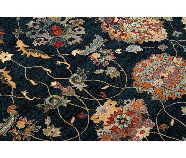 Alfombra de lana SUPERIOR LATICA 235x350 Azul Marino