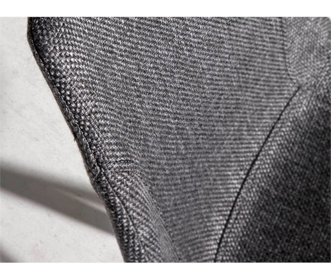 ANGEL CERDA Silla giratoria tela gris oscuro Gris