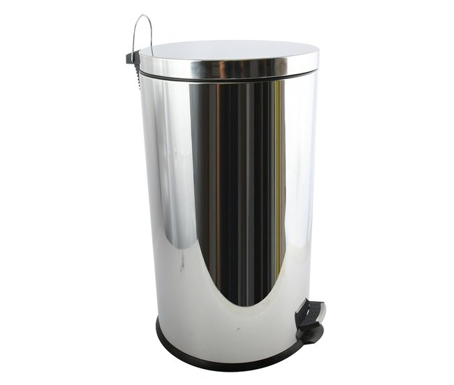 Cubo De Basura Plateado