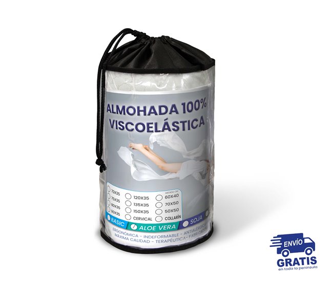 Almohada Visco Soja de SonnoMattress Blanco