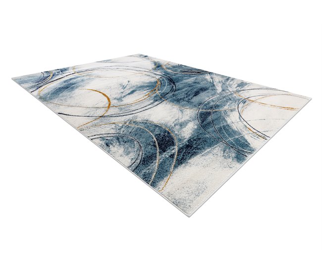 Alfombra EMERALD exclusivo A0087 glamour 240x330 Azul