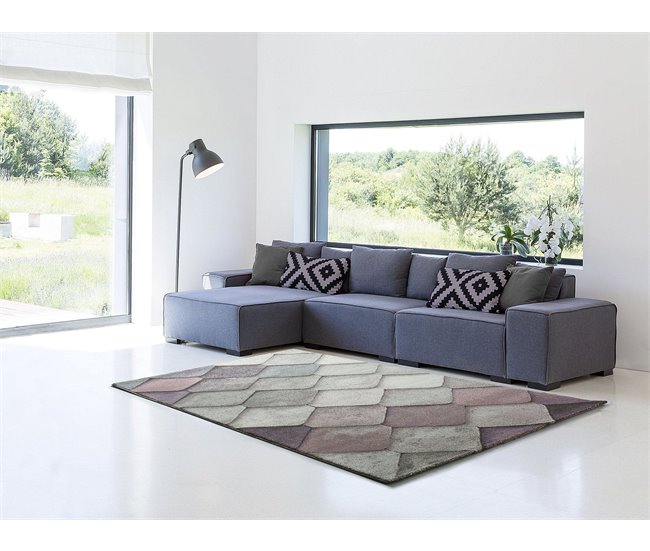 Alfombra geométrica MUBIS - ATTICGO 160x230 Multicolor