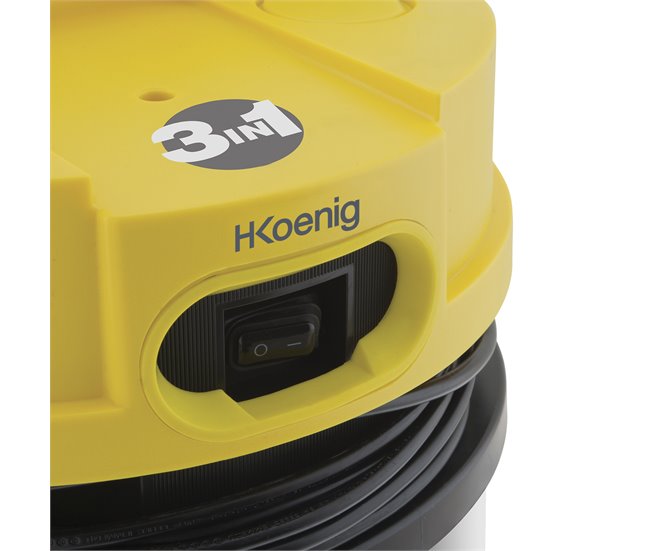 Aspirador 3 En 1 Tc120 H.koenig Amarillo