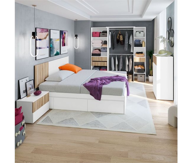 Armario vestidor Ethna Blanco