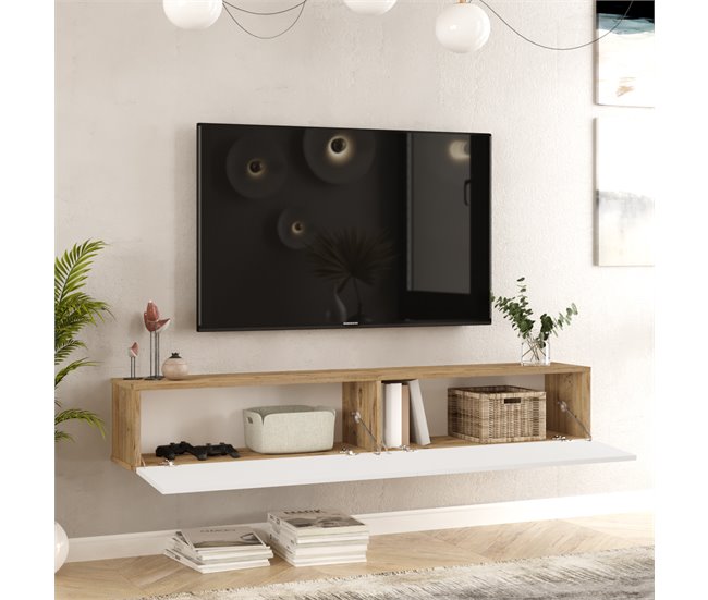 Mueble tv WALLY Blanco/ Madera