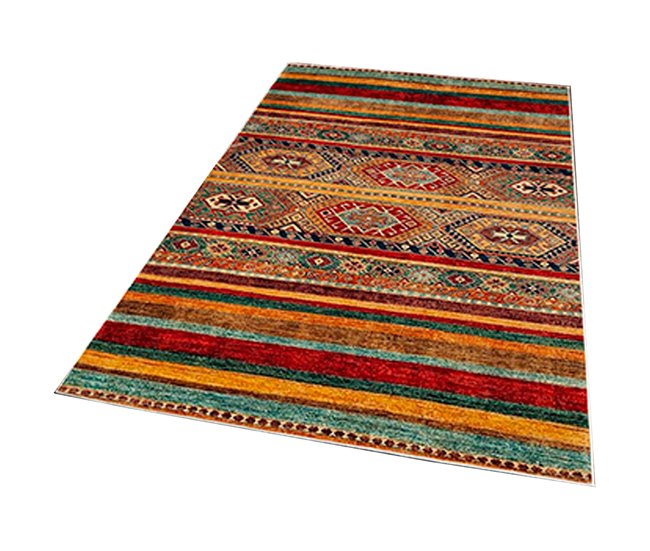 Alfombra De 160 X 230Cm 230x160 Mostaza