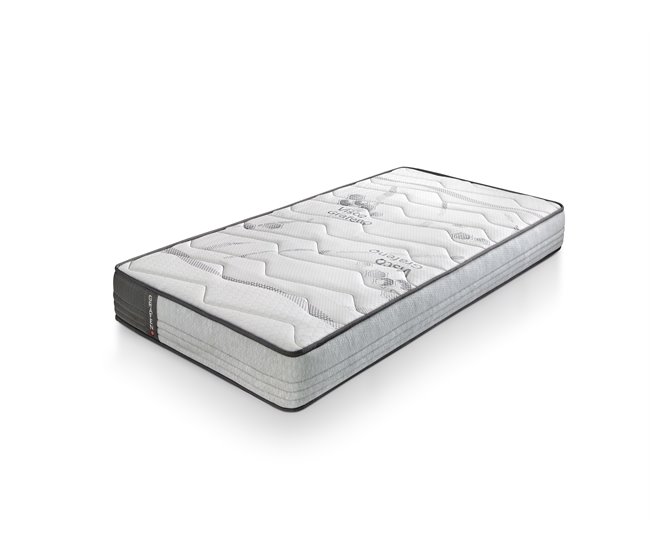 Colchón VISCO ROLL GRAF POCKET Muelles Ensacados + Visco Grafeno SOMNALIS PREMIUM Gris