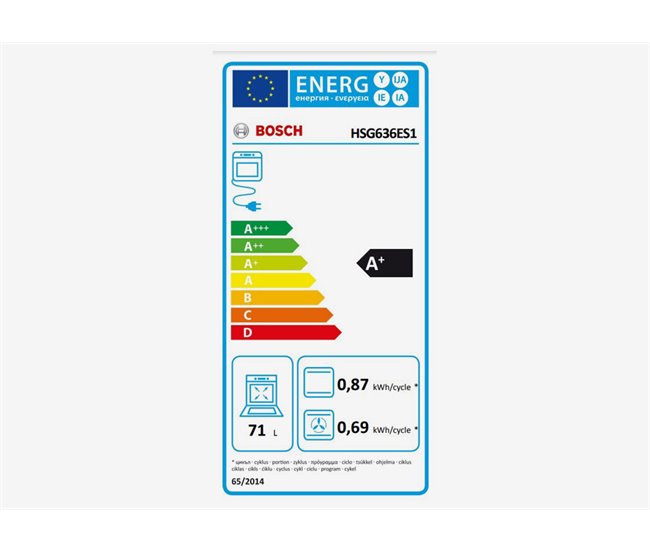 Horno multifución con vapor BOSCH HSG636ES1 Negro