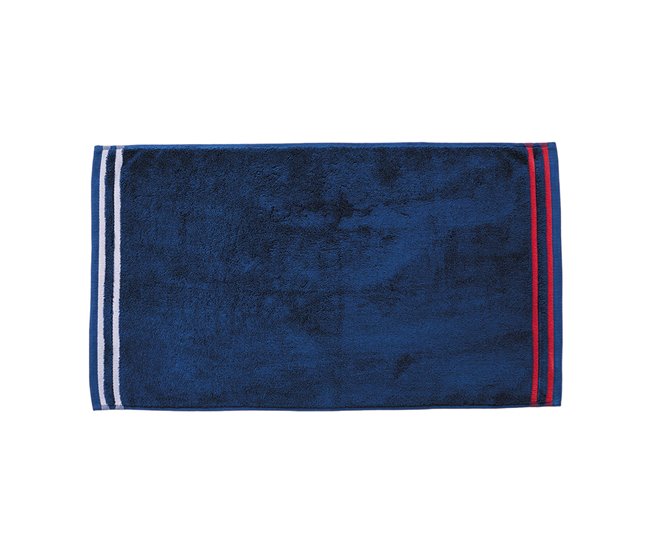 Alfombra de baño 100% Algodón 800GSM rizo teñido El Ganso Azul Marino