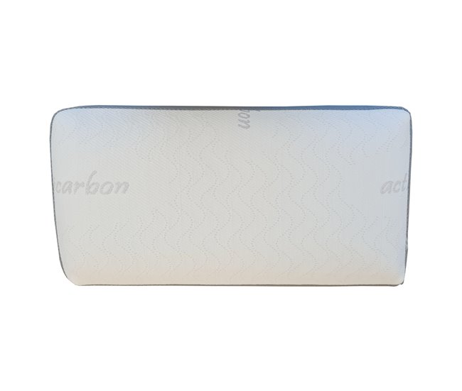 Almohada VISCOCARBONO medida 70cm marca Flex Blanco