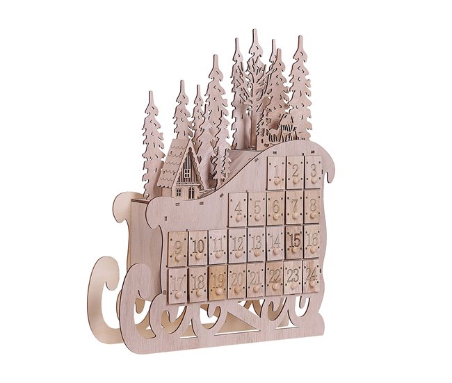 Beliani Accesorio decorativo IMPALA Marron