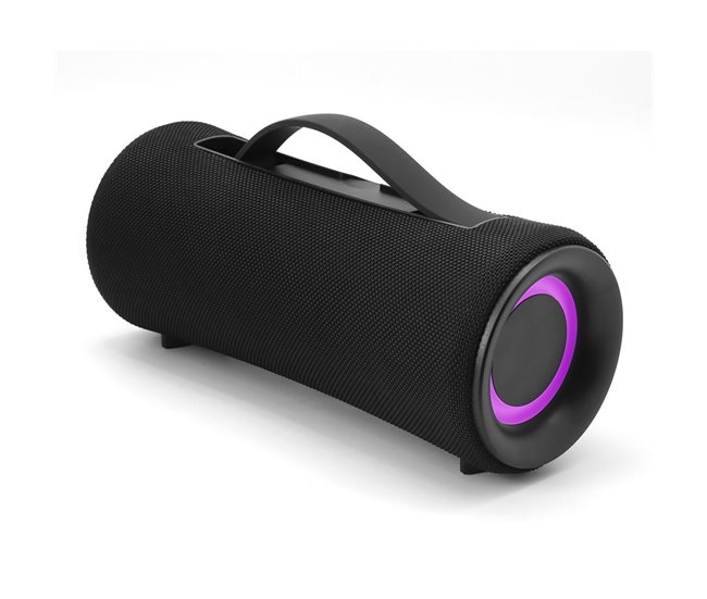 Altavoz Bluetooth Portátil SPK-BT-LED-04 Negro