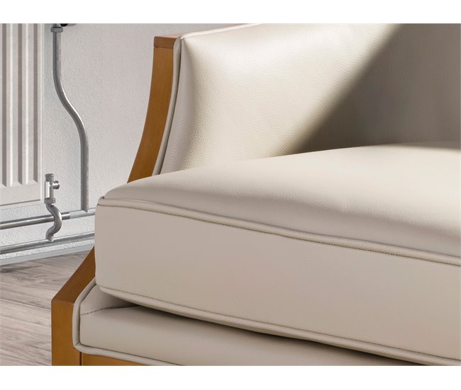 ANGEL CERDÁ Sillón piel Madera