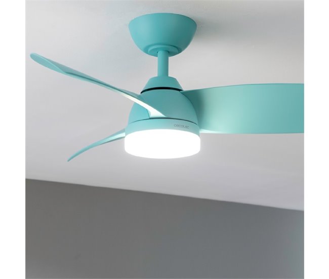 Cecotec Ventilador de techo con luz EnergySilence Aero 3050 Sky C Verde
