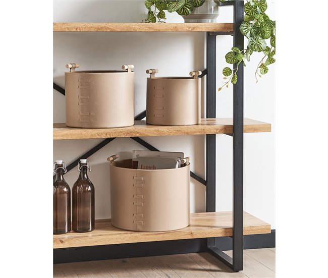 Beliani Cesta ARAM Beige