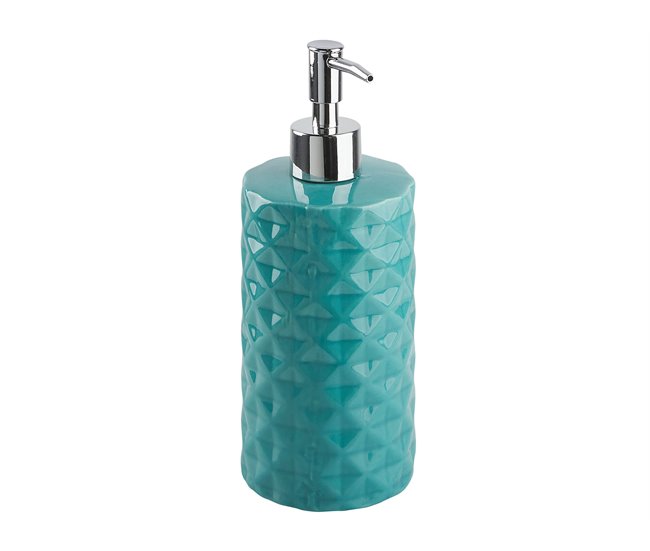 Beliani Conjunto de accesorios de baño GUATIRE Turquesa