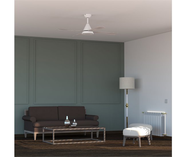 Ventilador de techo VIGO marca Saba Blanco/ Gris