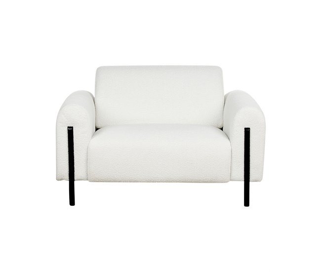Beliani Sillón ASKIM Blanco