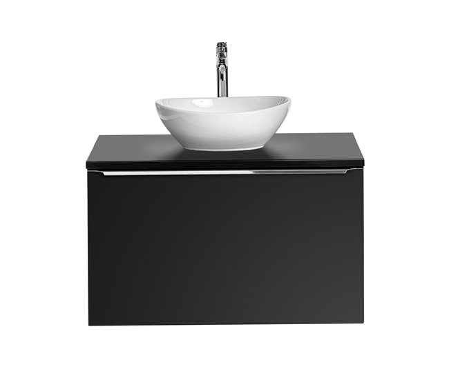 Mueble lavabo individual Eros Negro