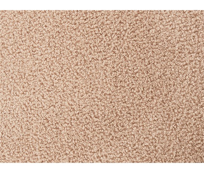 Beliani Chaise longue derecho Bouclé ARTHEZE Beige