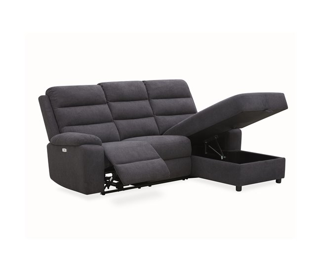 Chaise longue relax eléctrica AMANDA Gris