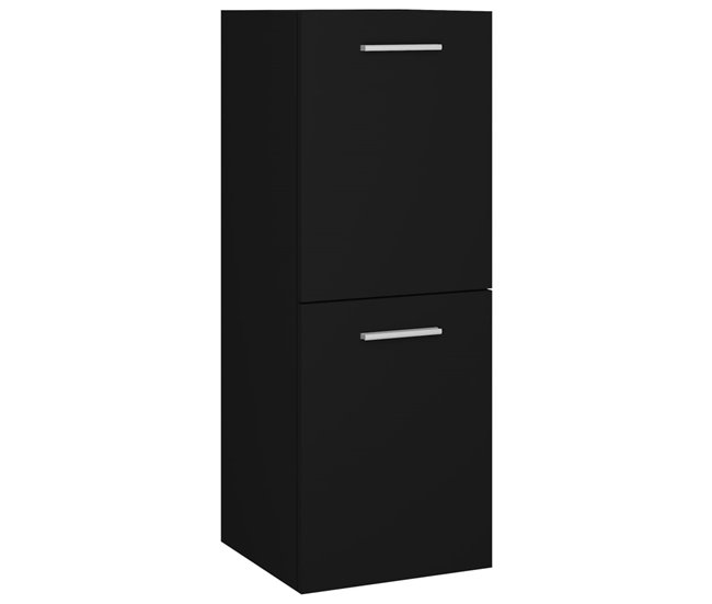 Armario de baño madera contrachapada 30 Blanco