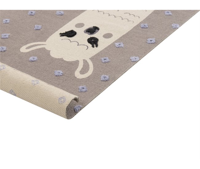 Beliani De pelo corto LUBUK Gris Oscuro