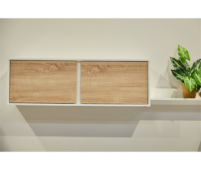 Mueble de salón LINE Blanco/ Madera