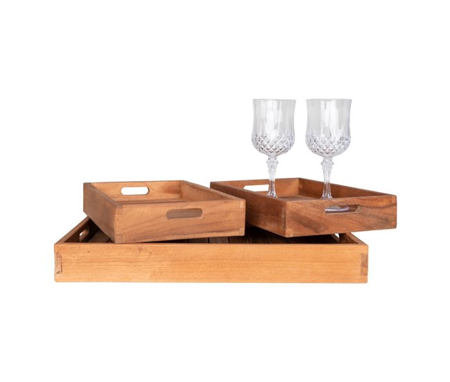 Bandeja Faro, Madera Marron