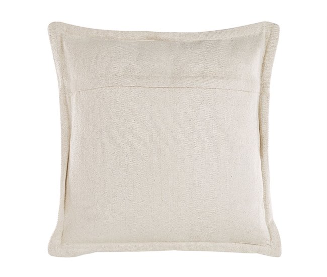 Beliani Cojín decorativo ATABAGI Crema