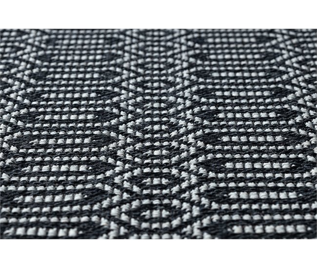 Alfombra CASA ECO sisal BOHO Ojetes 22075 153x220 Gris