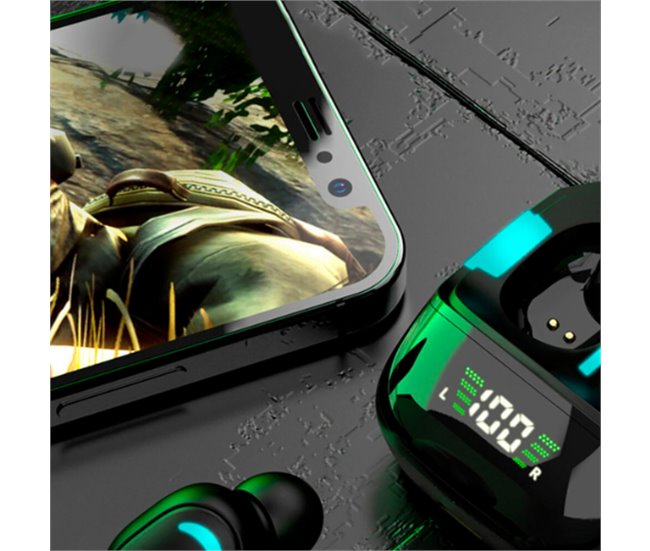 AUG7S Auriculares Gaming Inalambricos Negro