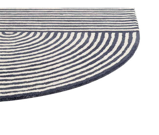 Beliani Alfombra de pelo corto KWETA Blanco/ Beige