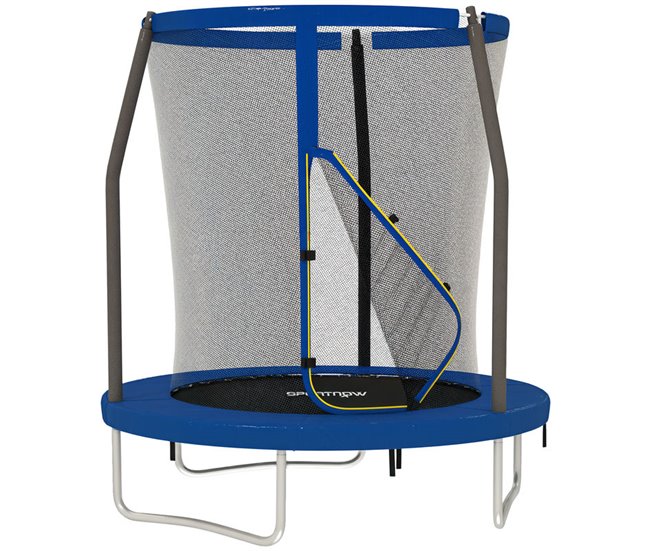 Cama Elástica Acero, PP SPORTNOW Azul