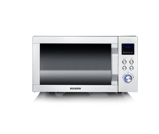 Microondas con Grill y Convección de 25 L. SEVERIN MW 7777, 900 W Negro