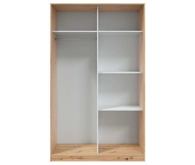 Armario Enzo 2 puertas correderas Madera Clara