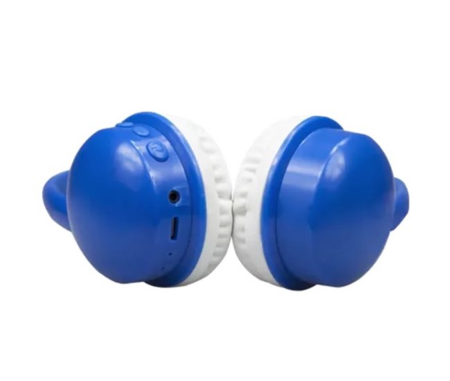 Auriculares de Diadema Plegables con Bluetooth BTH-150 Azul