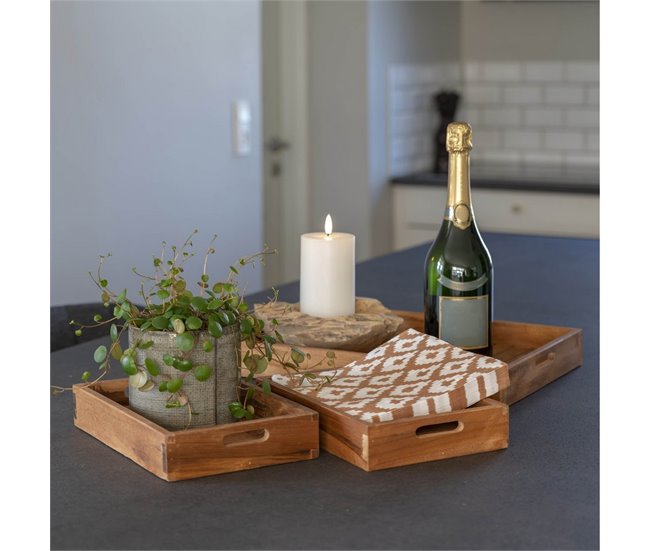 Bandeja Faro, Madera Marron