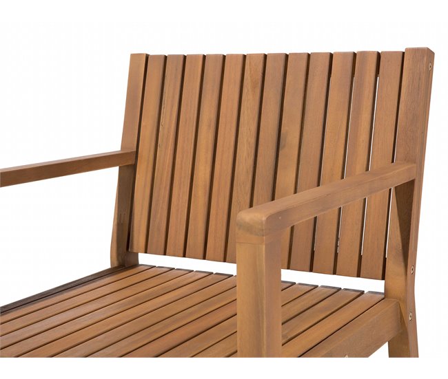 Beliani Conjunto de comedor SASSARI Madera Clara