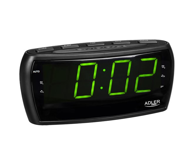 Despertador Adler AD1121 Negro