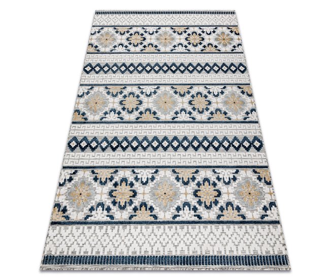 Alfombra Estructural BOTANIC 65252 Boho 157x220 Gris