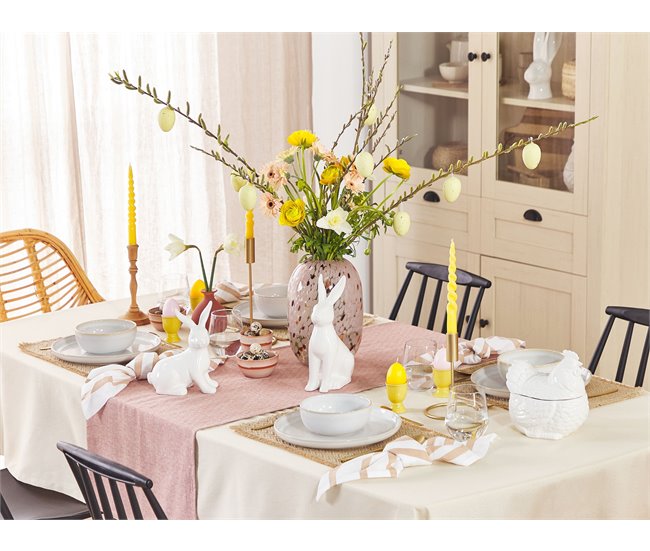 Beliani Accesorio decorativo PAIMPOL Blanco