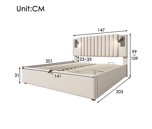 Canapés abatibles Beige