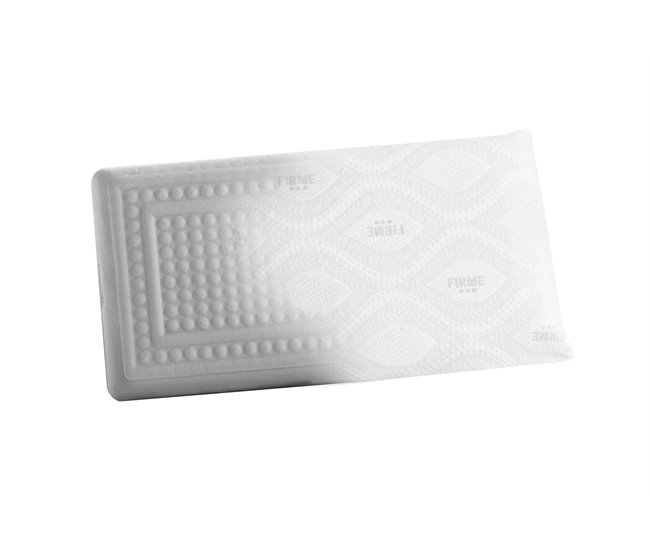 Almohada Técnica Esferas Firmeza Alta Gris