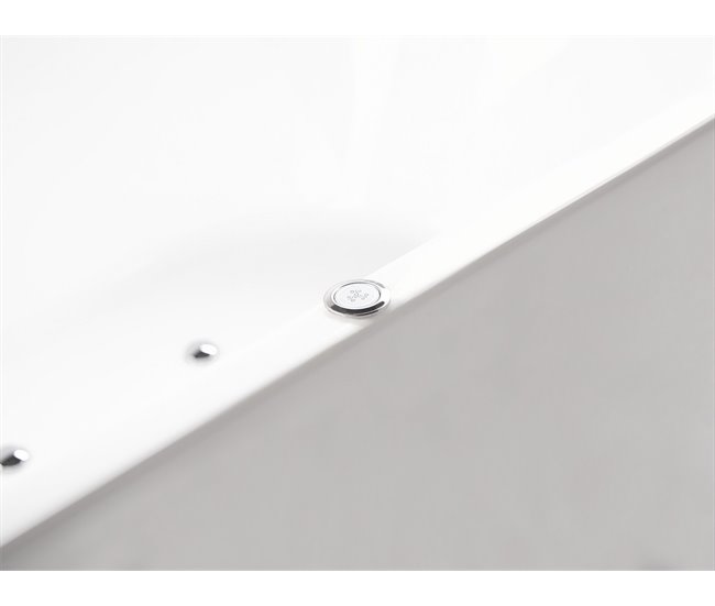 Beliani Bañera de interior HAVANA Blanco