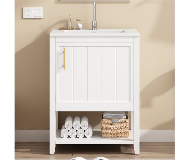 Armarios para baño 61 Blanco