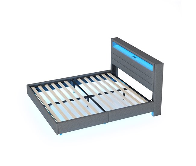 Camas de matrimonio 141x214 Beige