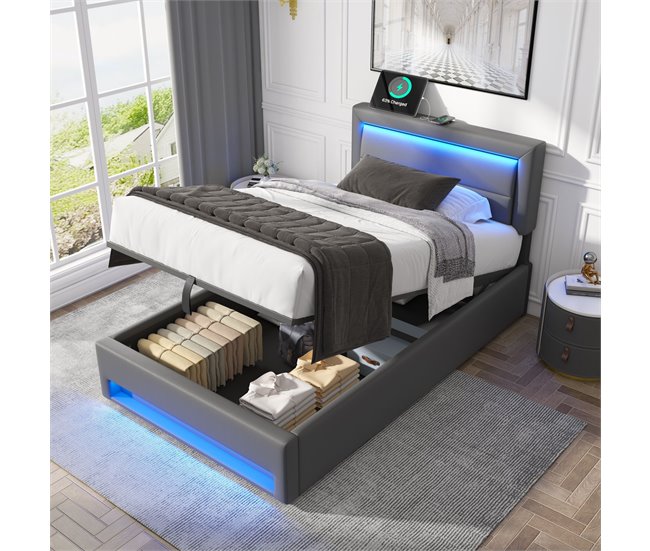 Canapés abatibles Gris