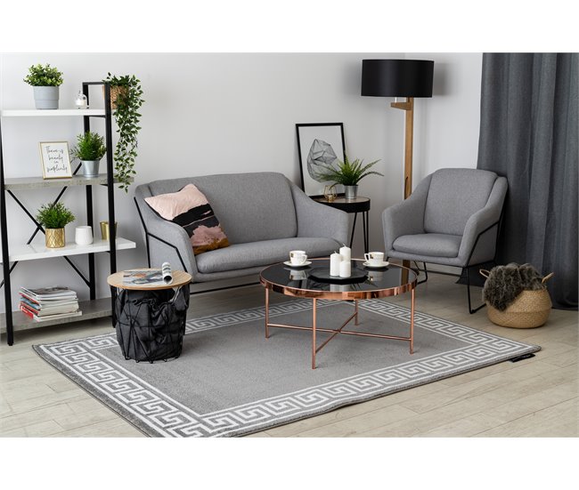 Alfombra HAMPTON Grecos 160x220 Gris